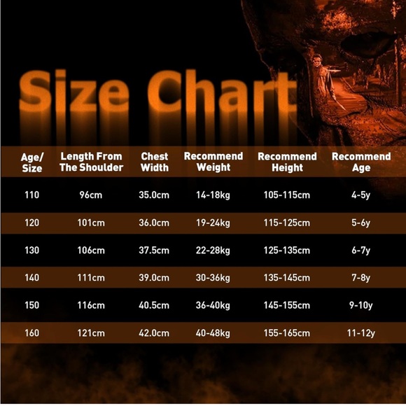 Kids👦🏻Michael Scary Killer Jumpsuit Costume w Zombie🧟♂️Mask👺Knife🔪Sz 7-8Y - Picture 8 of 9